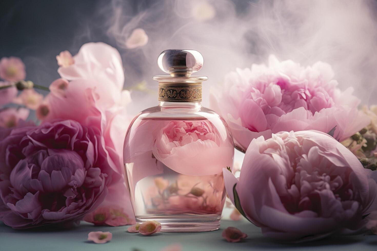 dulce Rosa perfume , amor romance regalo aniversario , generativo ai foto