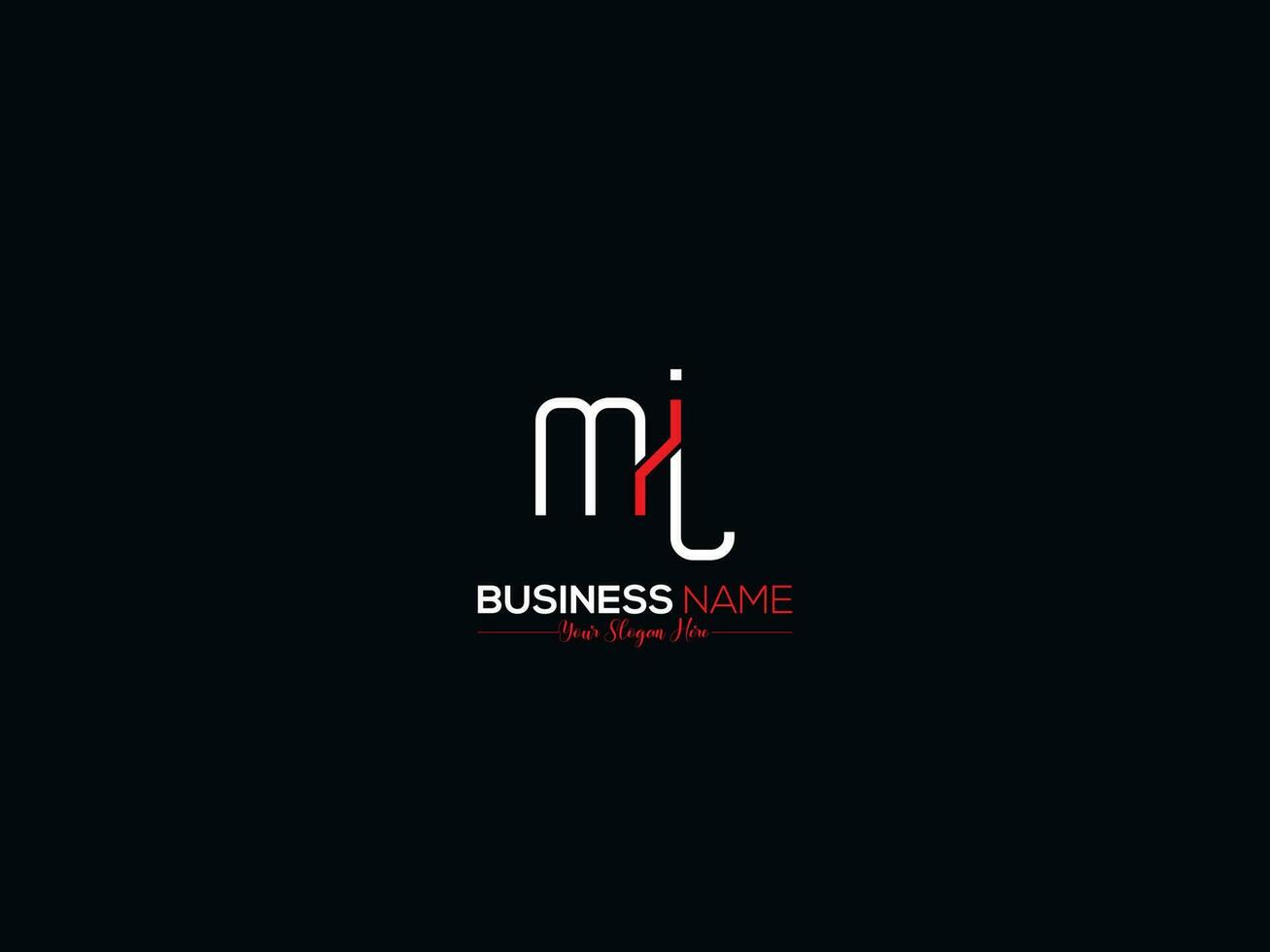 Minimal Mj Logo Icon, Creative Mj Logo Letter Design For Business vector