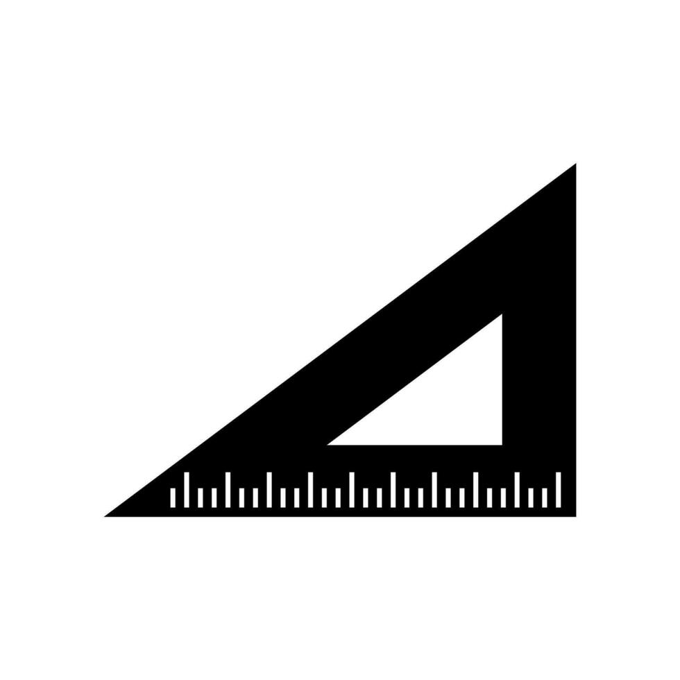 Geometry Fill Icon Symbol Vector. Black Glyph Geometry Icon vector