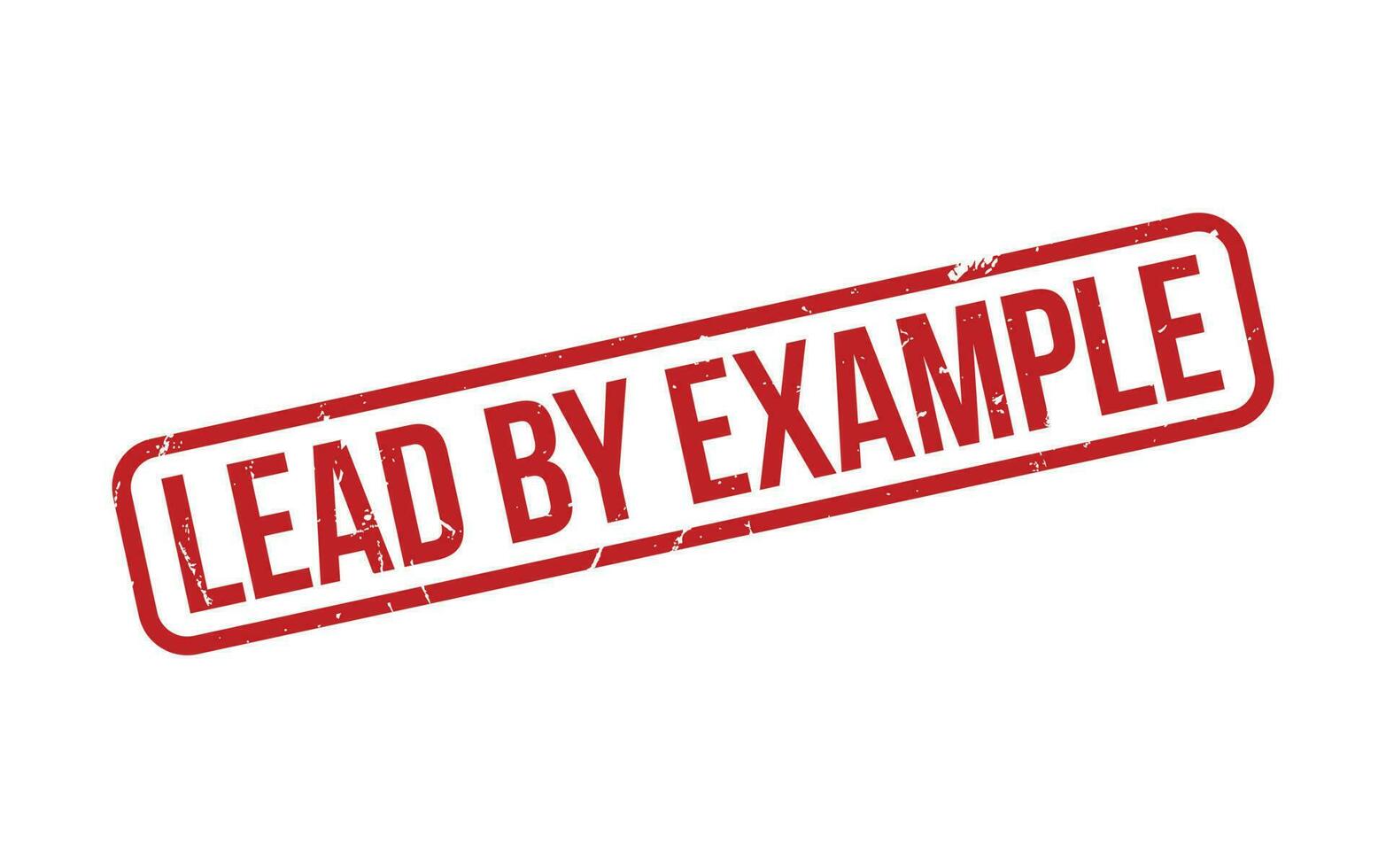 Red Lead by Example Rubber Stamp Seal Vector 24485428 Vector Art at