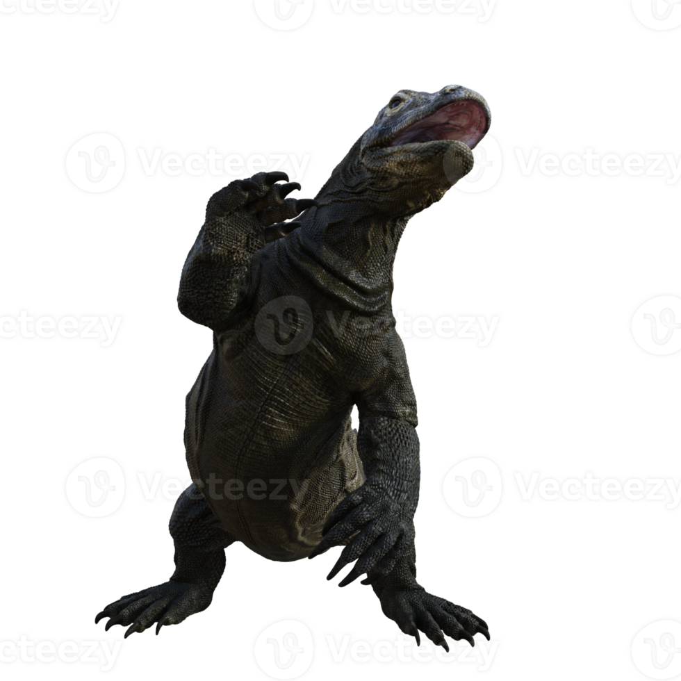 Komodo isolated 3d render png