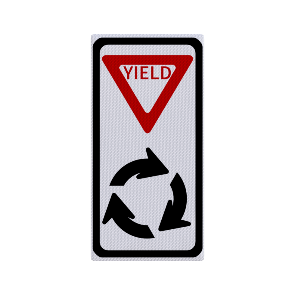 Direction road sign post isolated 3d png