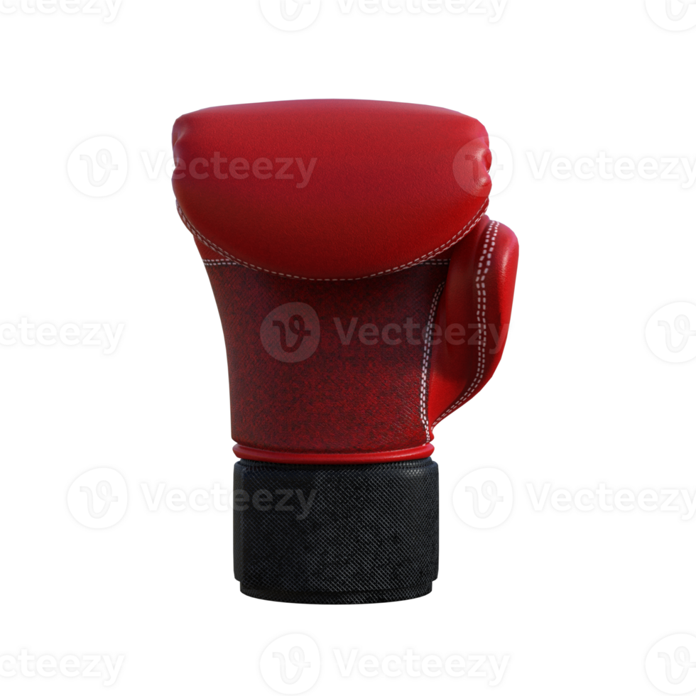 boxing gloves isolated 3d png