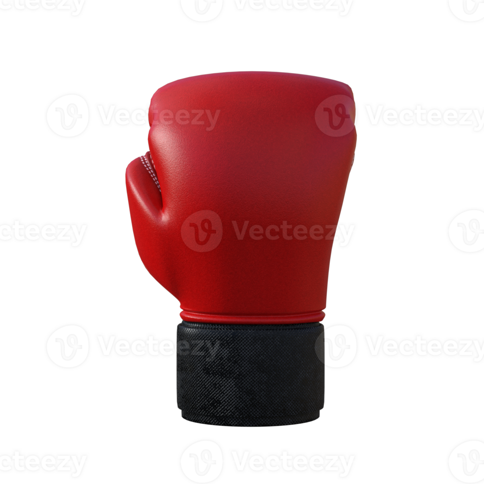 boxing gloves isolated 3d png