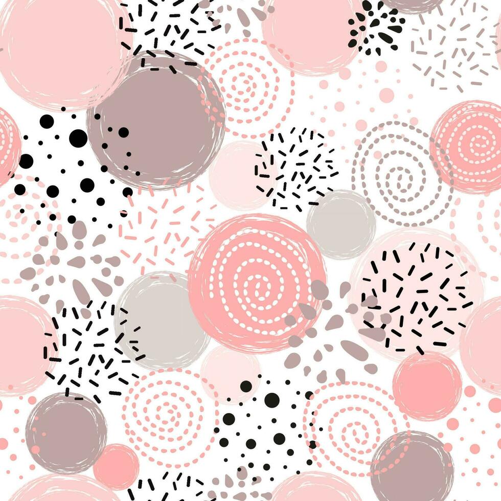 linda sin costura modelo polca punto resumen ornamento decorado rosa