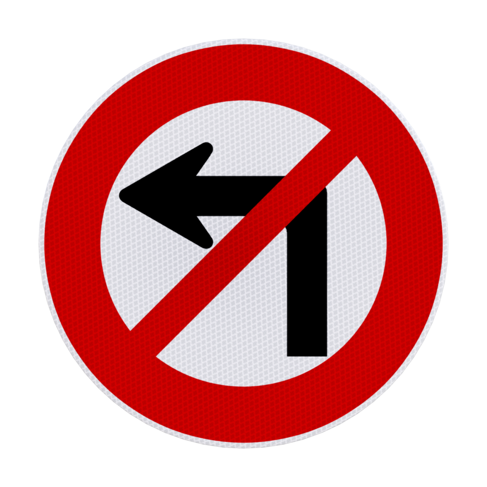 Direction road sign post isolated 3d png