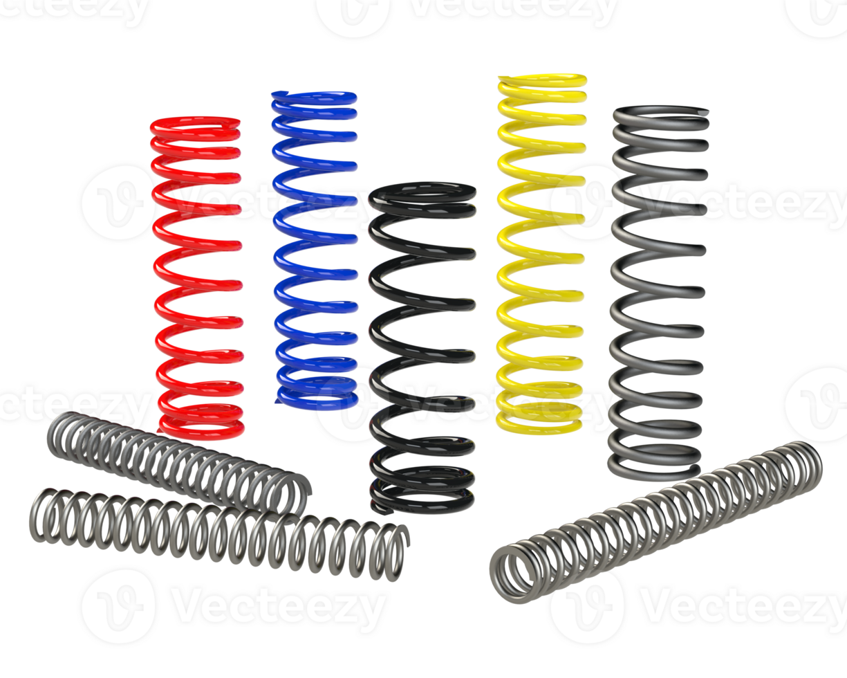 motorcycle shock absorber spring illustration 24486063 PNG