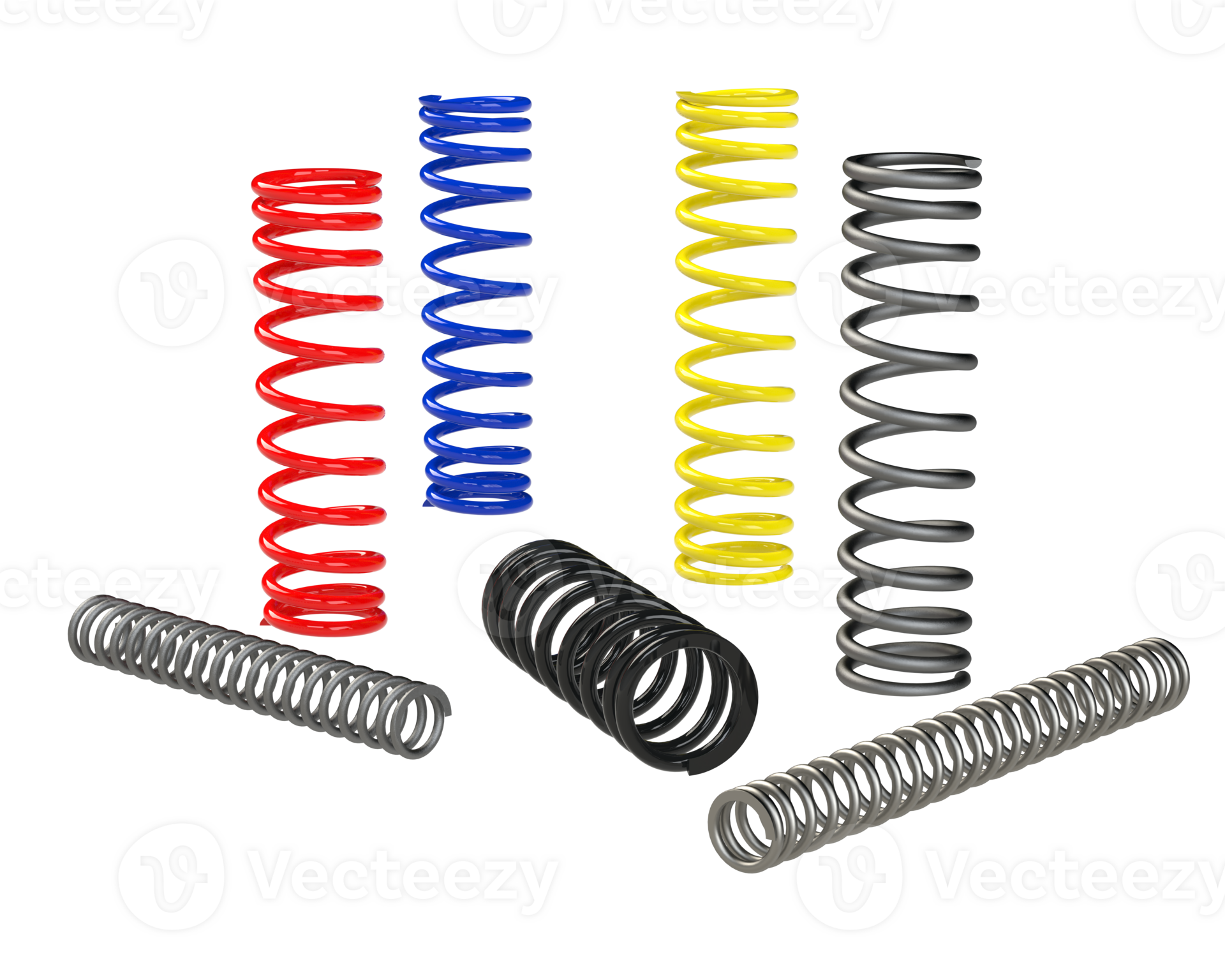 motorcycle shock absorber spring illustration 24486064 PNG