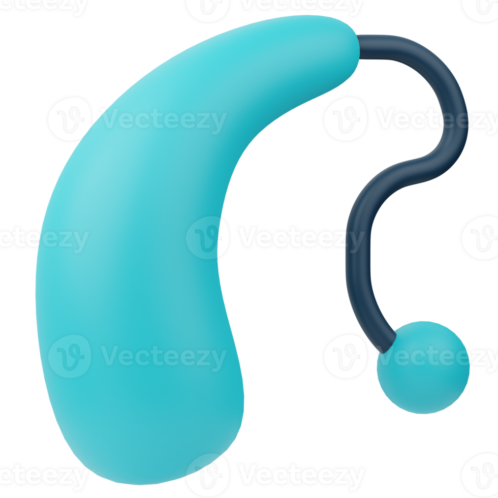 Hearing aid Medicine 3D Illustration png