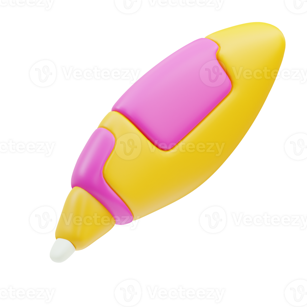 Correction tape stationery, 3D Illustration png