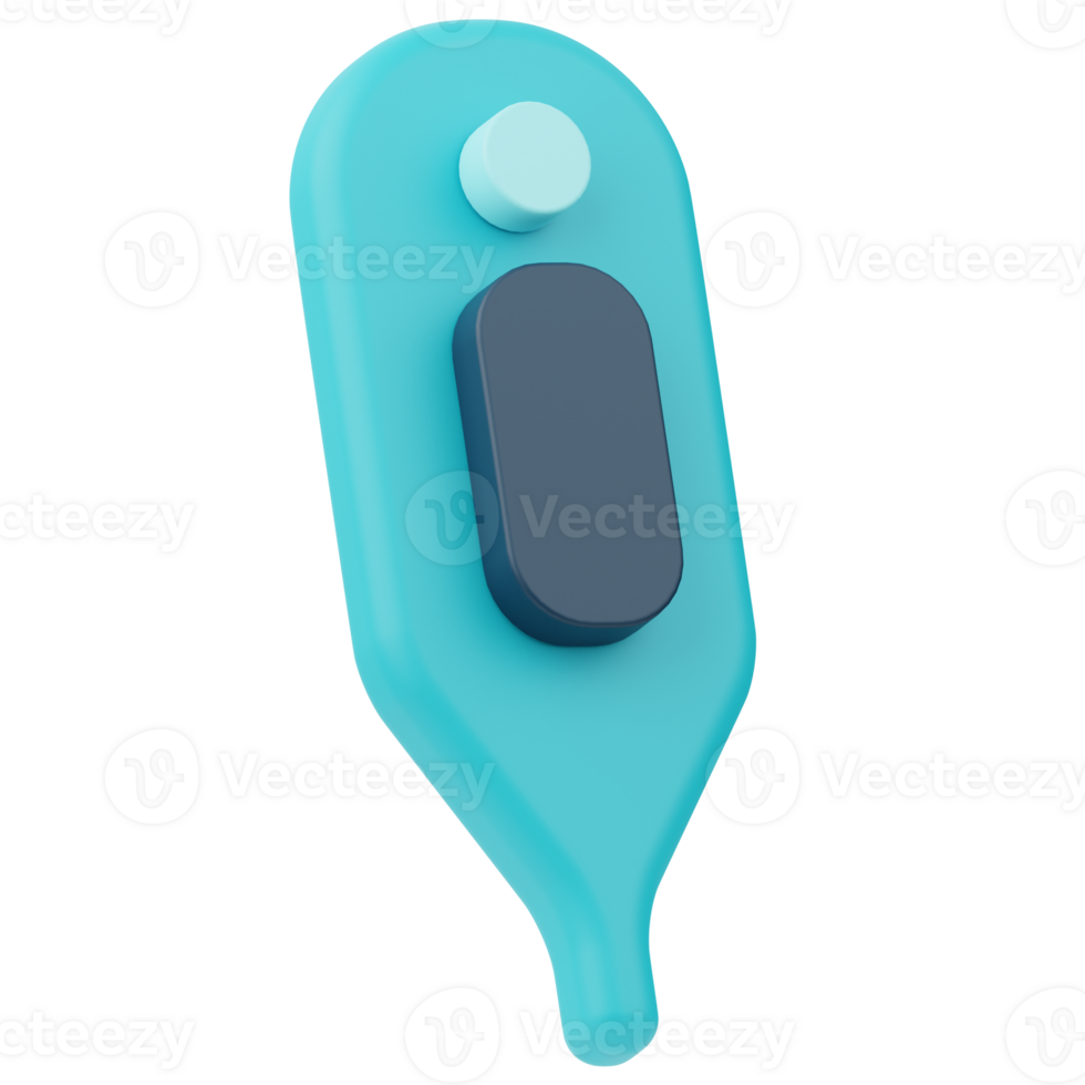 Thermometer Medicine 3D Illustration png