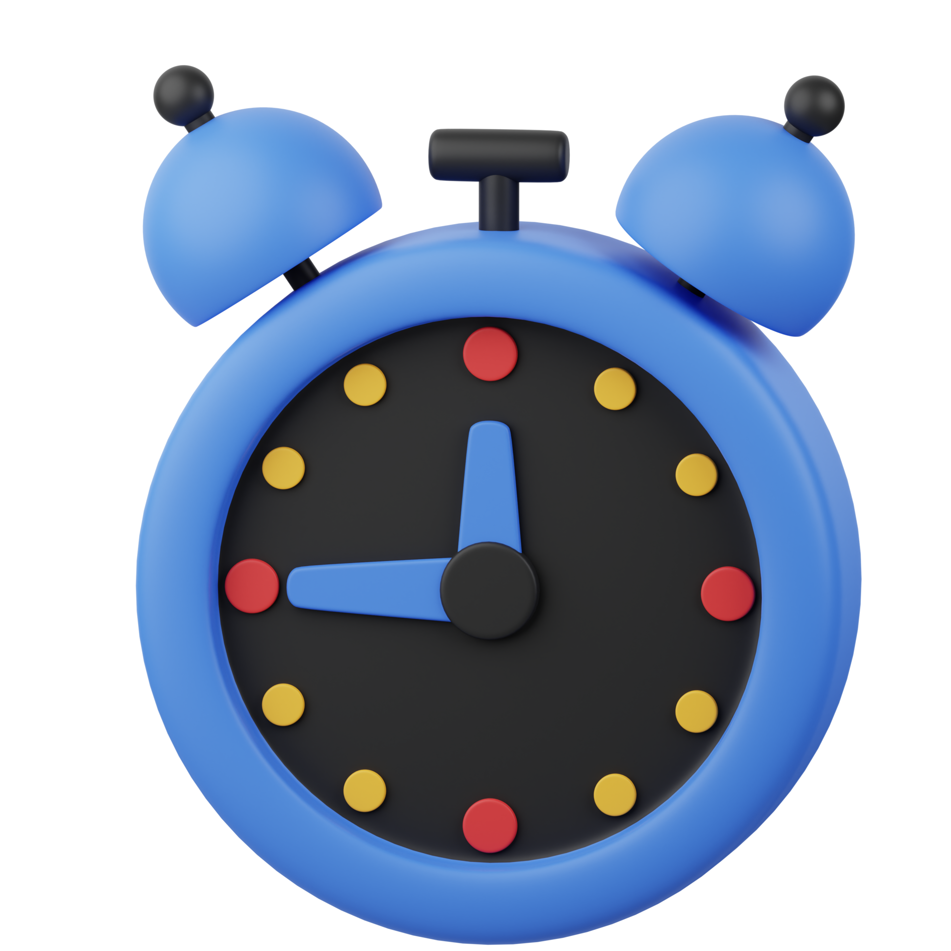 3d illustration of alarm clock 24487000 PNG