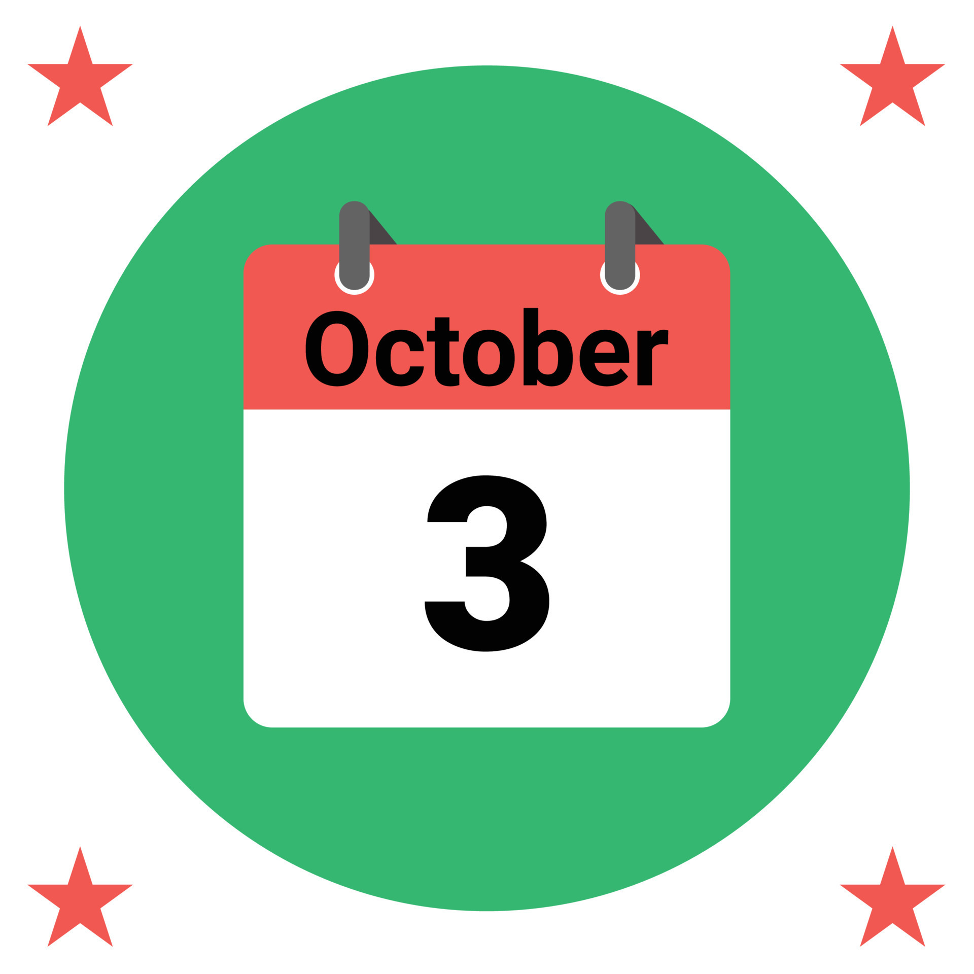 October 3 Daily Calendar Icon 24487052 Vector Art at Vecteezy October 3 Daily Calendar Icon 24487052 Vector Art at Vecteezy