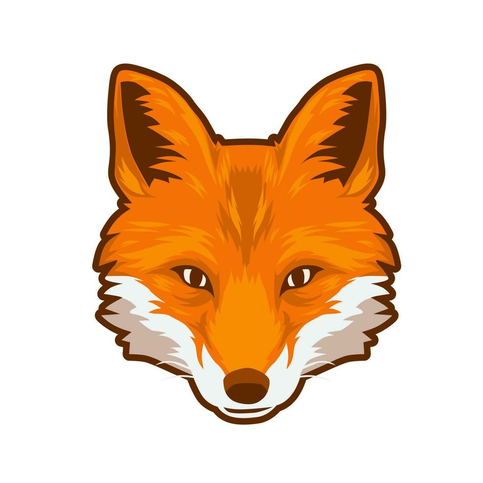 fox head vector 24487496 Vector Art at Vecteezy