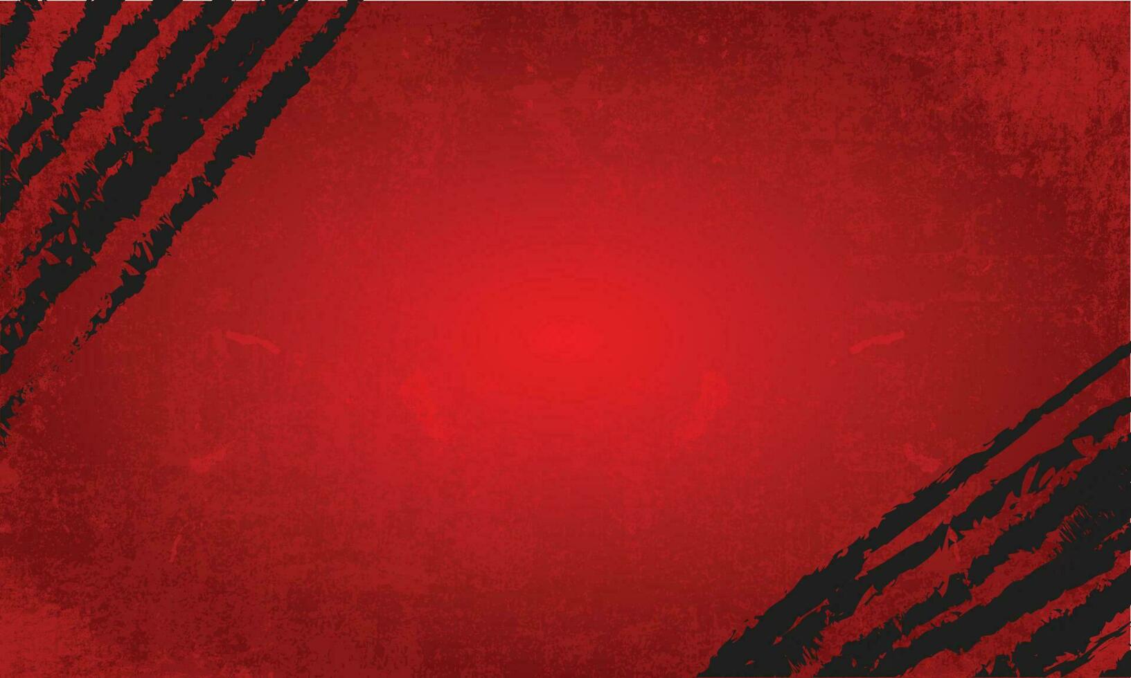 red grunge with 1 colour black brush background backdrop vector