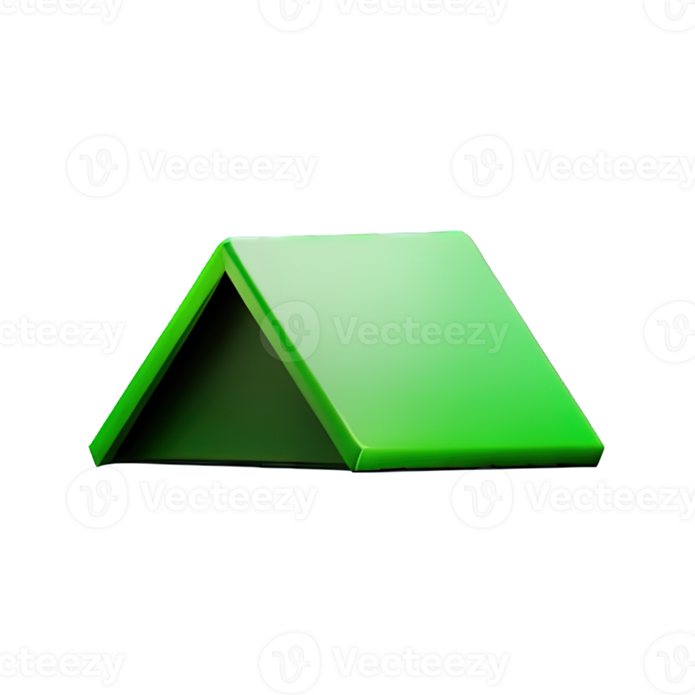 Camping tent 3d illustration png