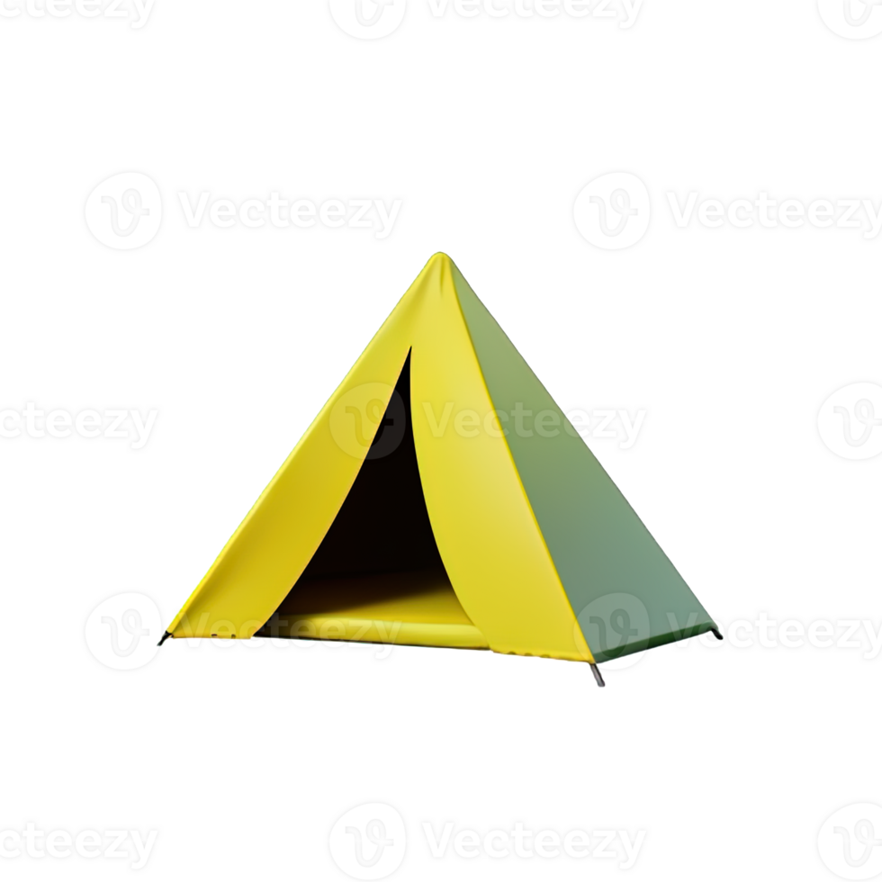 Camping tent 3d illustration png