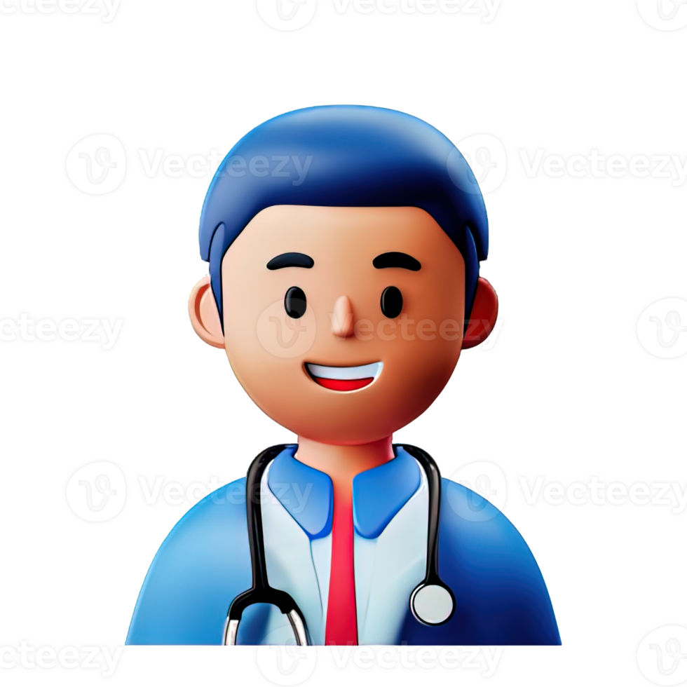 3d doctor illustration png