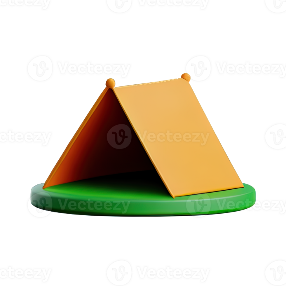 camping tent 3d illustratie png