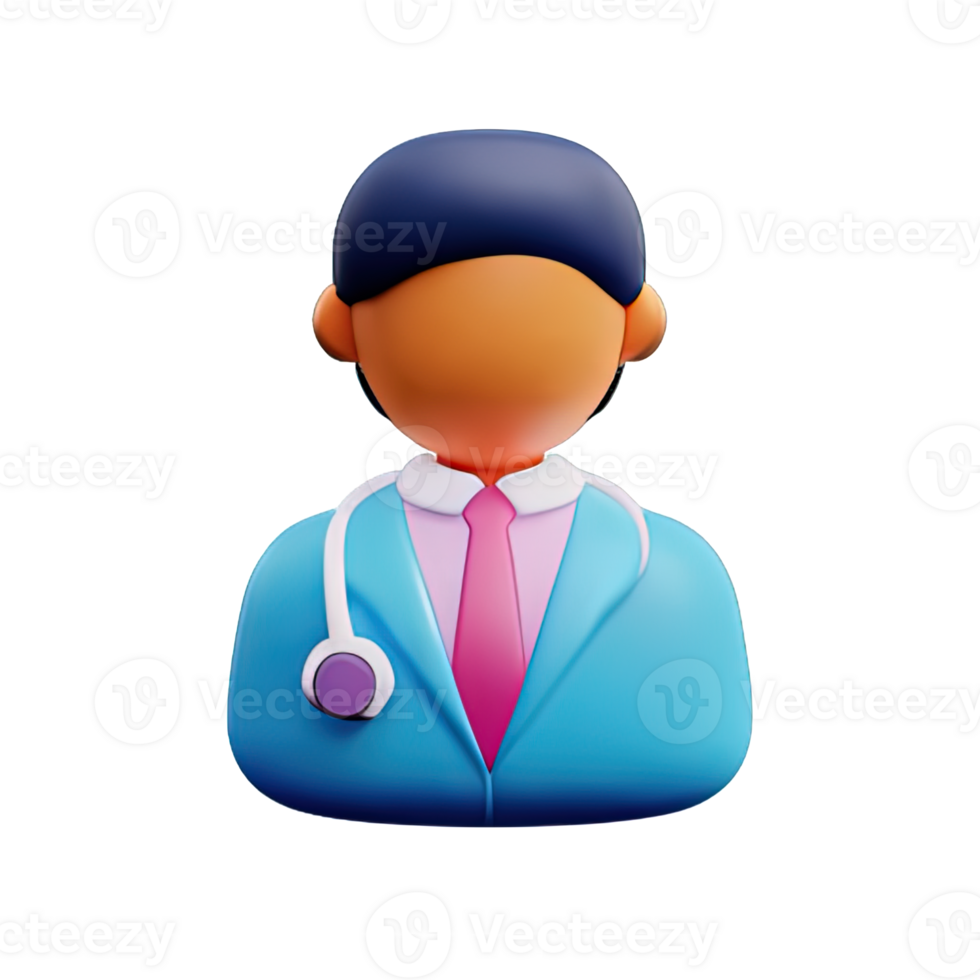 3d doctor illustration png