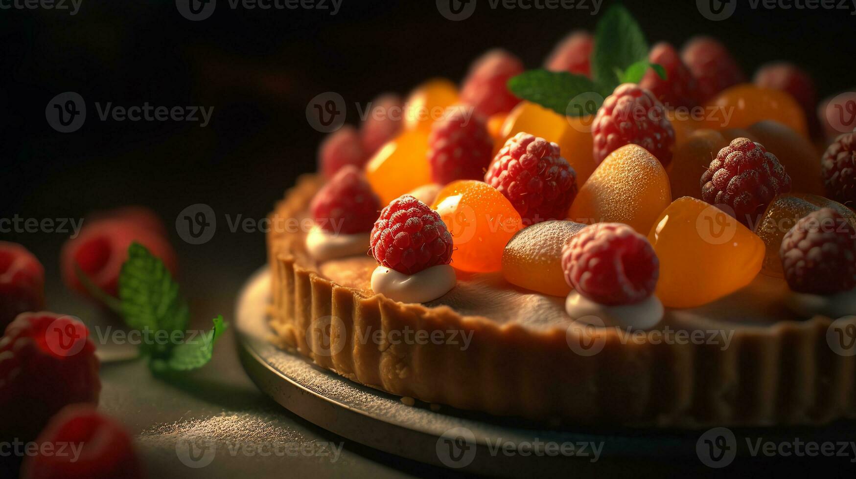 an Tart with blur background photo