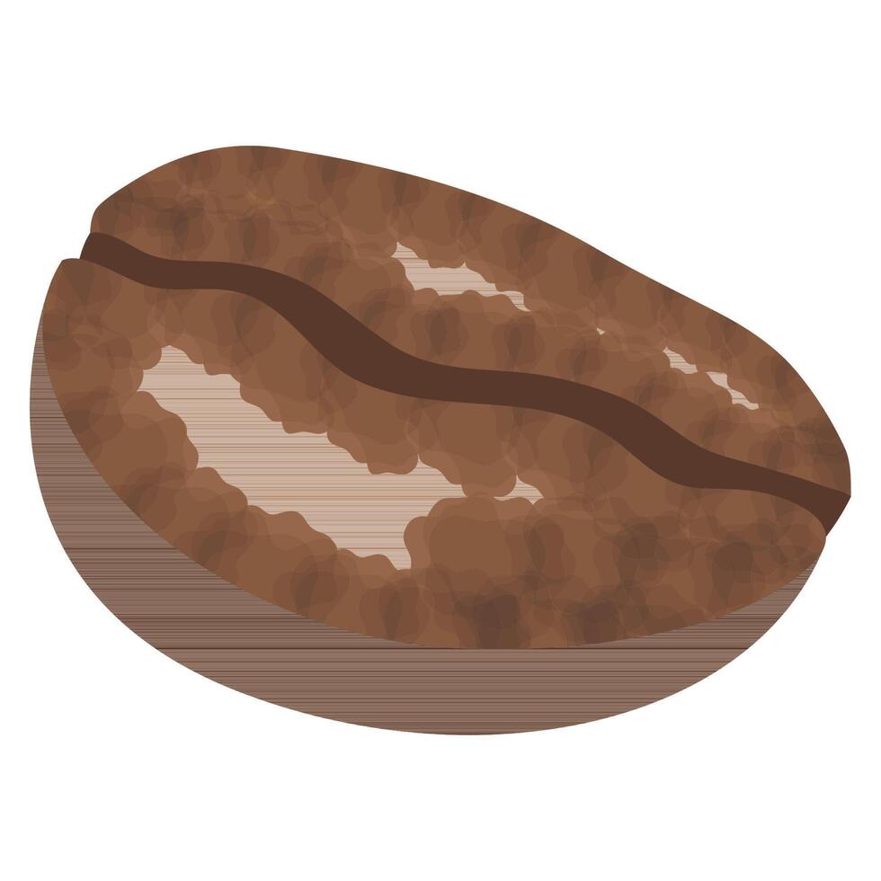 coffee toast bean product icon vector