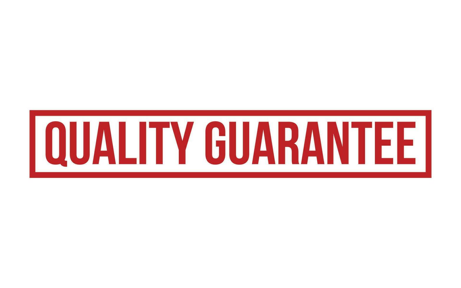 Red Quality Guarantee Rubber Stamp Seal Vector