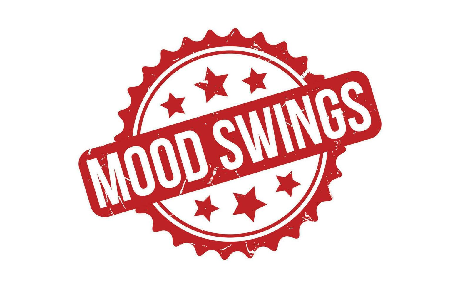 Mood Swings rubber grunge stamp seal vector