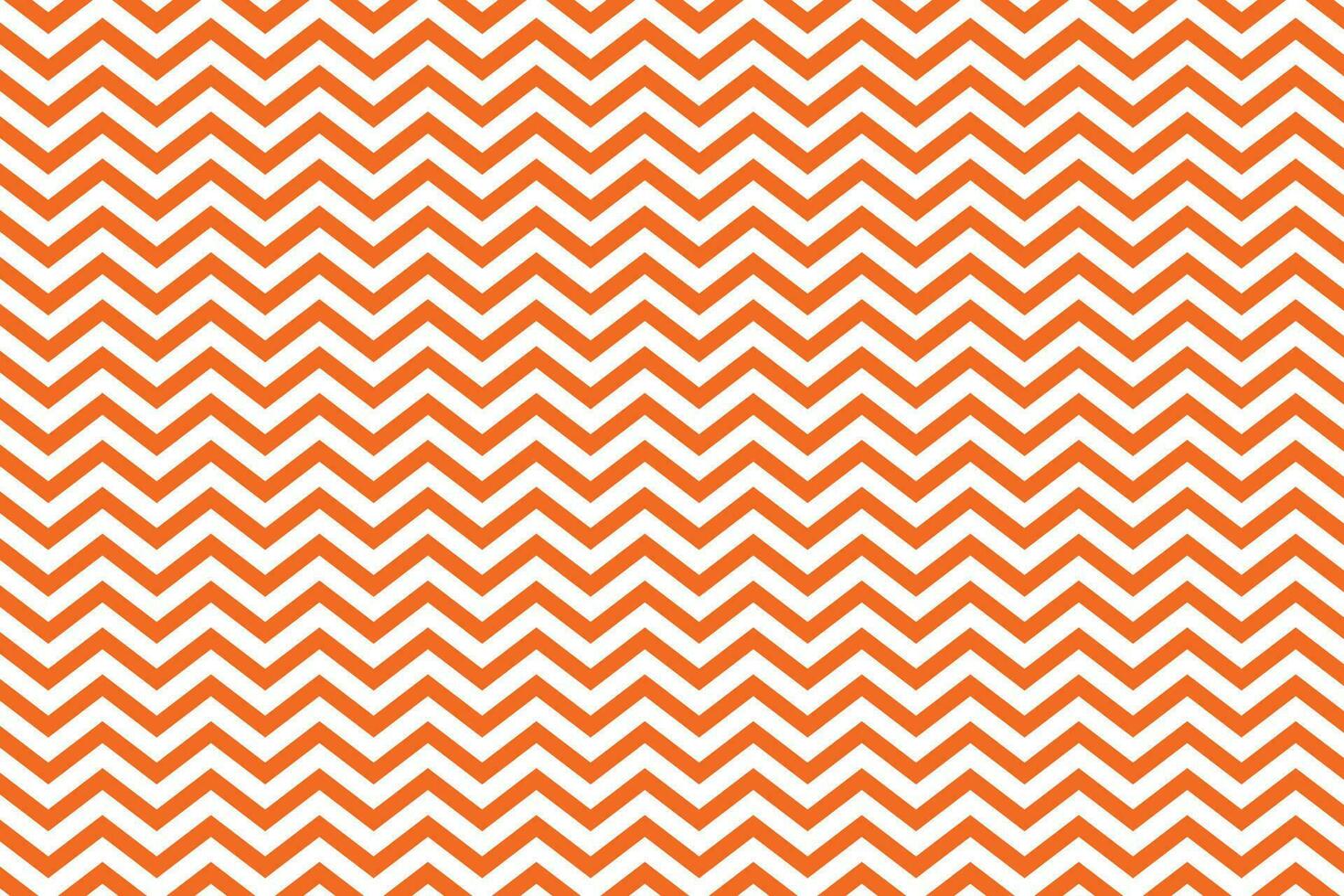 simple abstract seamlees orenge colour zig zag pattern on white background vector