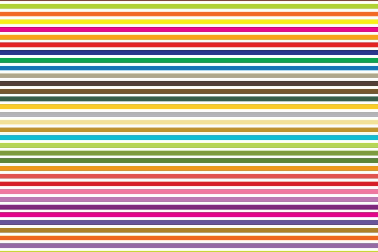 simple abstract seamlees rainbo differnt colourful horizontal pattern on white background vector