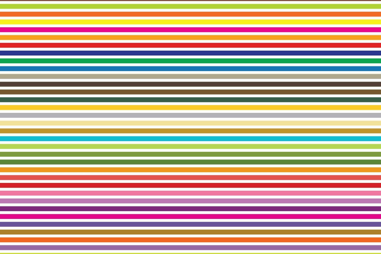 simple abstract seamlees rainbo differnt colourful horizontal pattern on white background vector