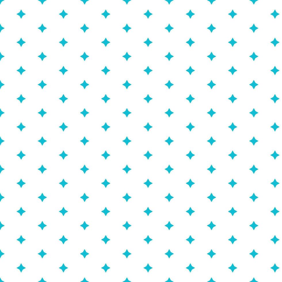 simple abstract seamlees skye colour star polka dot pattern on white background vector