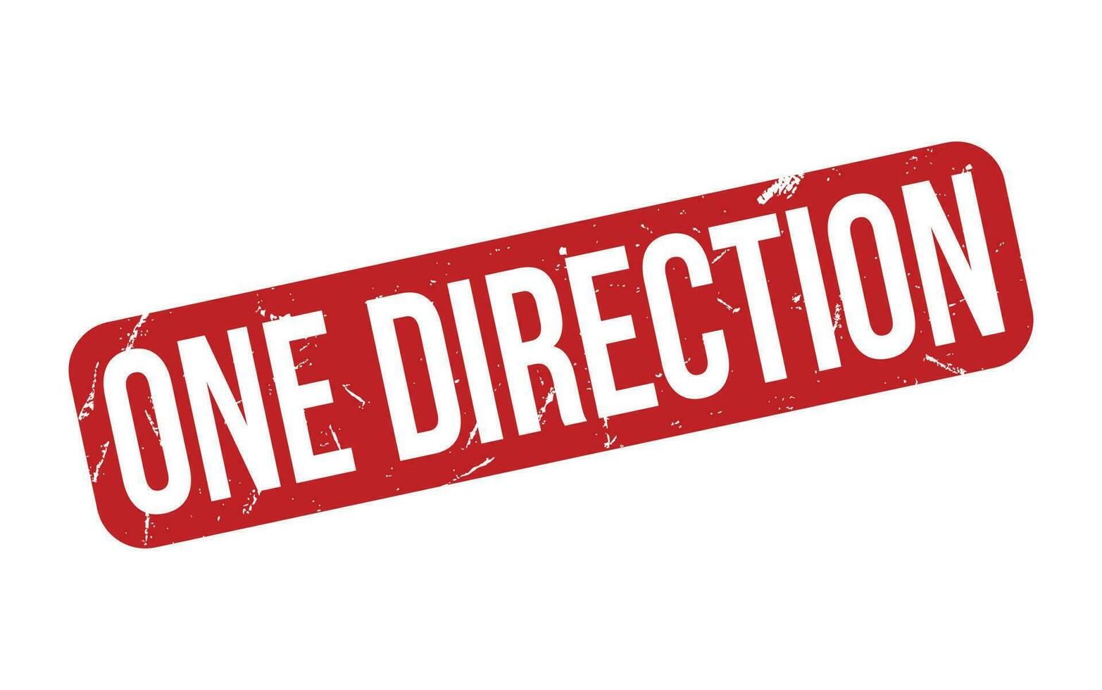 One Direction rubber grunge stamp seal vector
