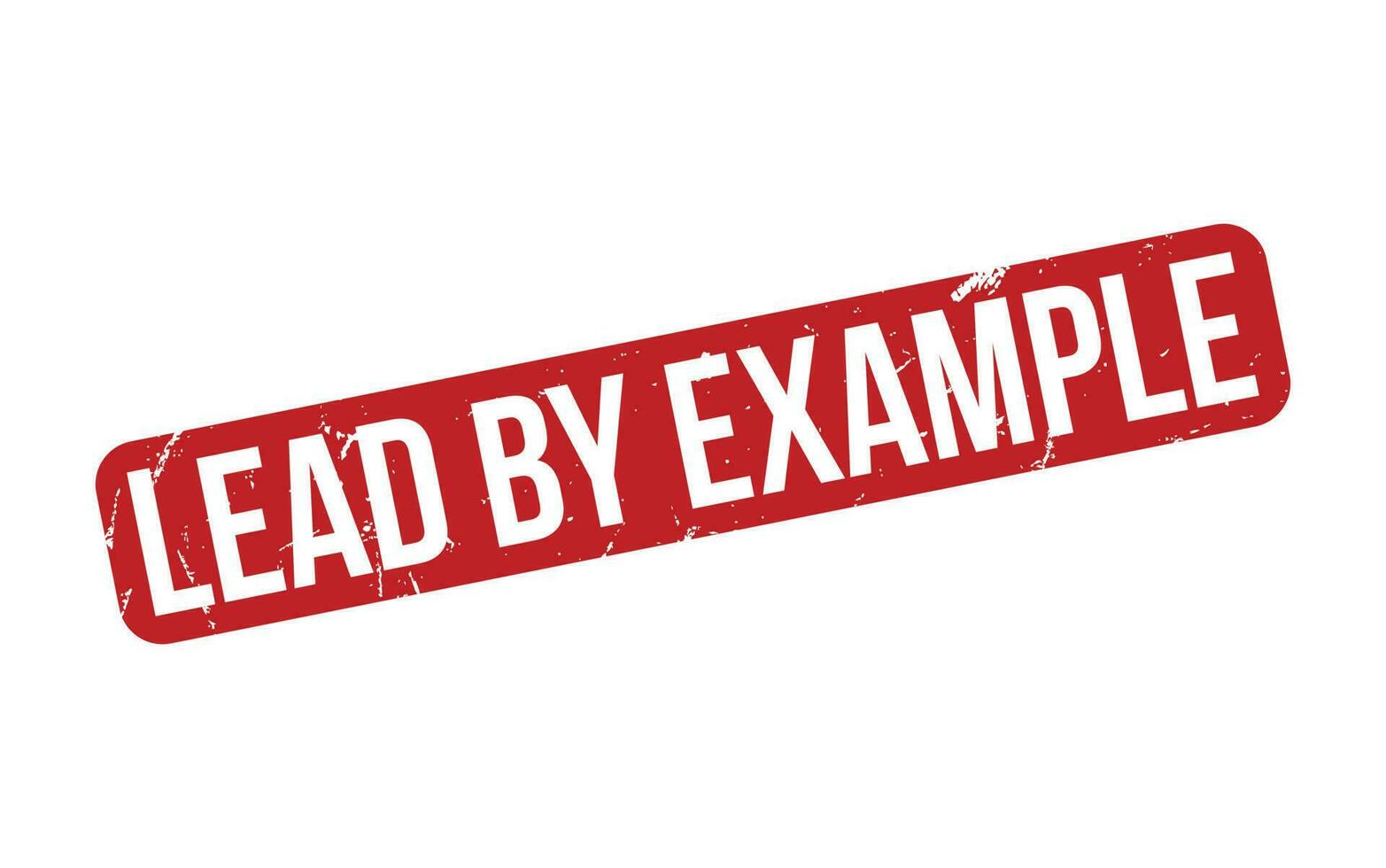 Red Lead by Example Rubber Stamp Seal Vector 24489896 Vector Art at
