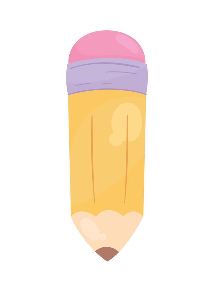 pencil graphite supply isolated icon vector