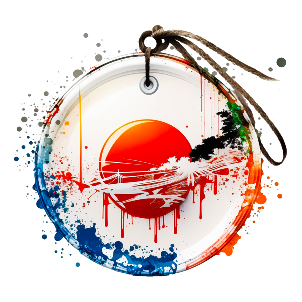 colorato musica manifesto con vinile disco e musica ai generato png