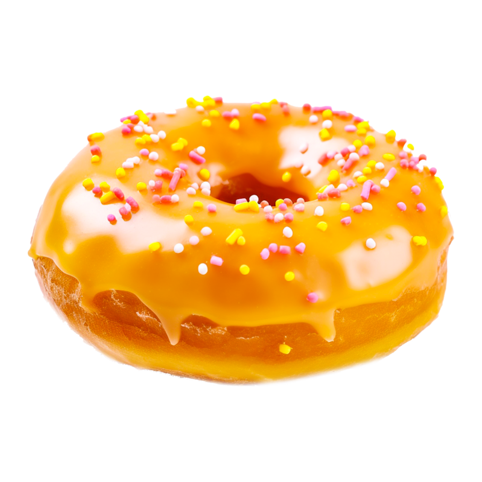 amarillo rosquilla ai generativo png