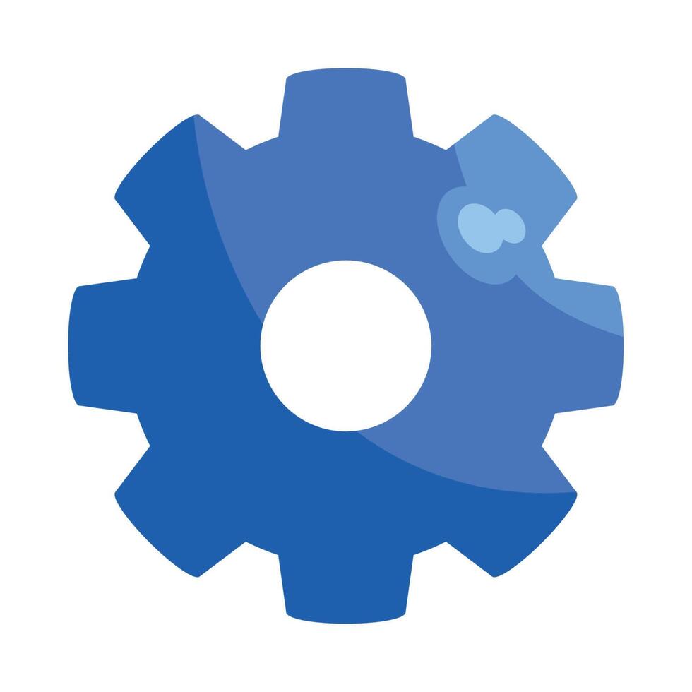 gear cog setting machine icon vector