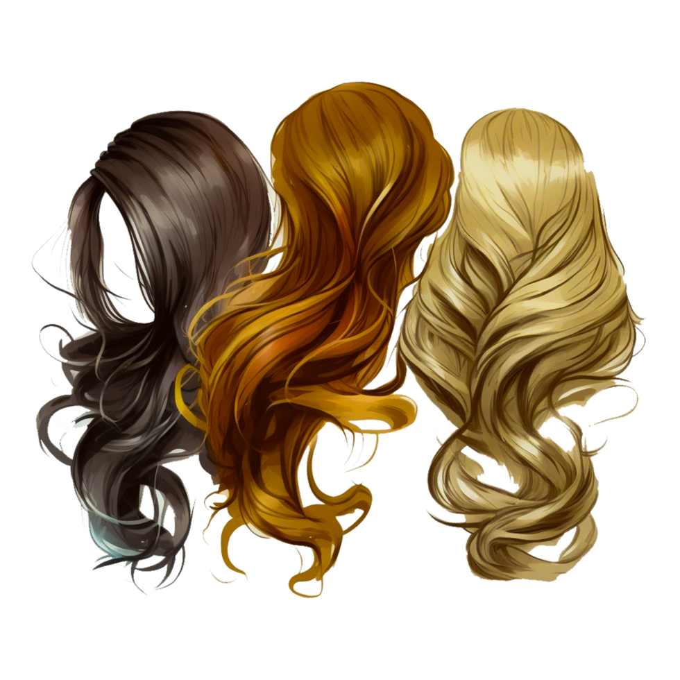 women hairstyles AI Generated png