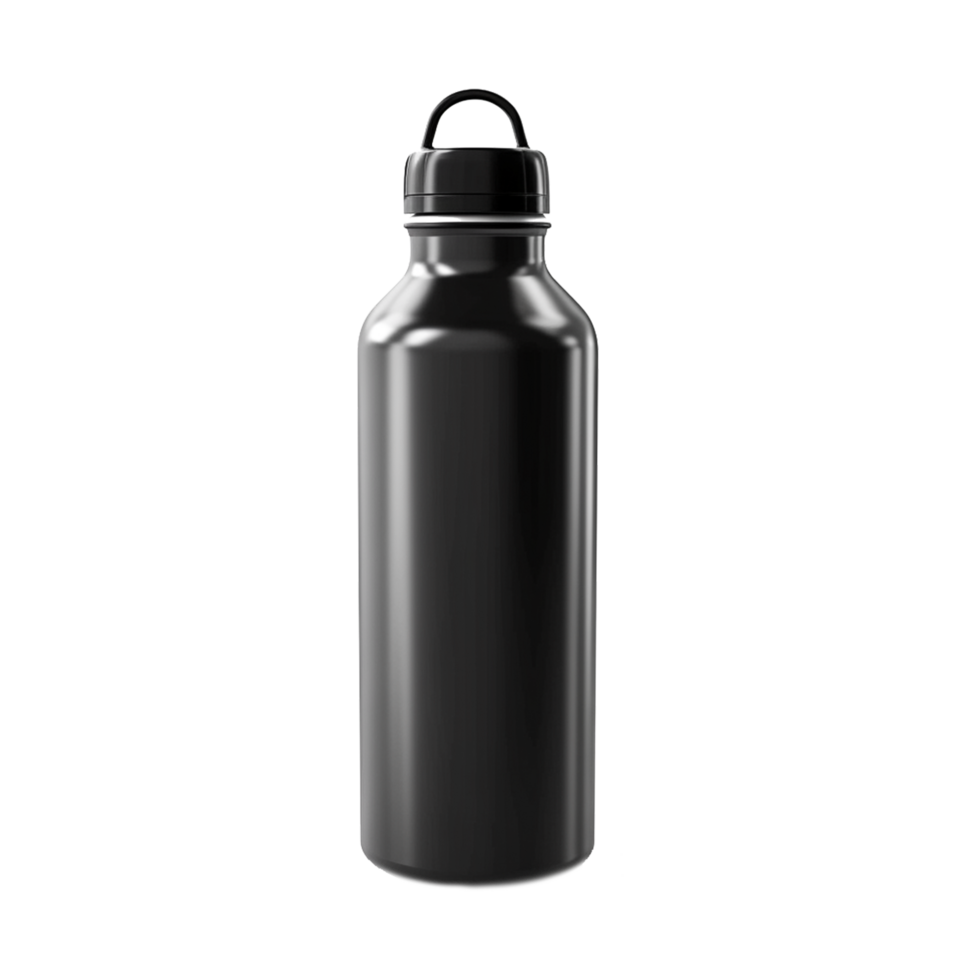 Black Water Bottles 24490719 PNG