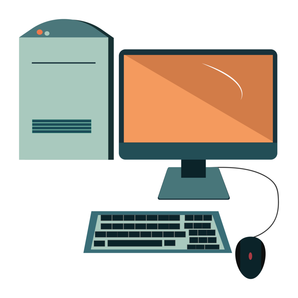 Illustration von Computer Monitor png