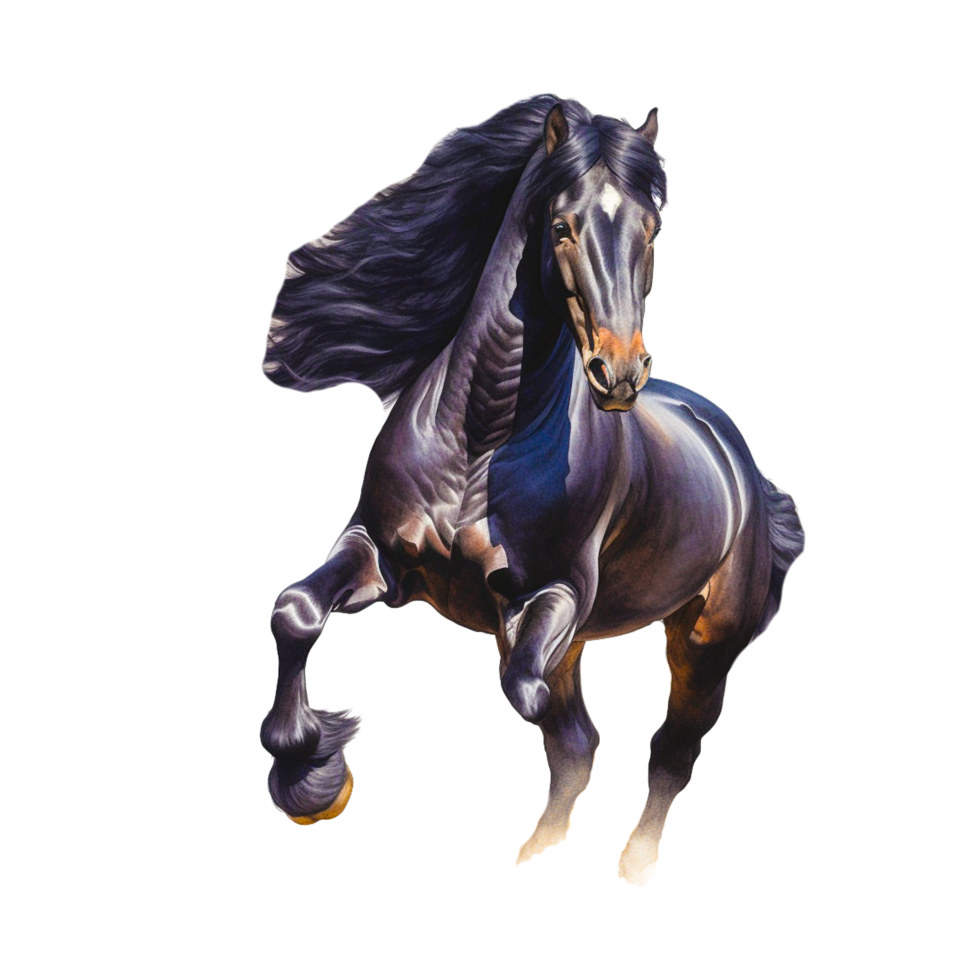 árabe cavalo ai generativo png