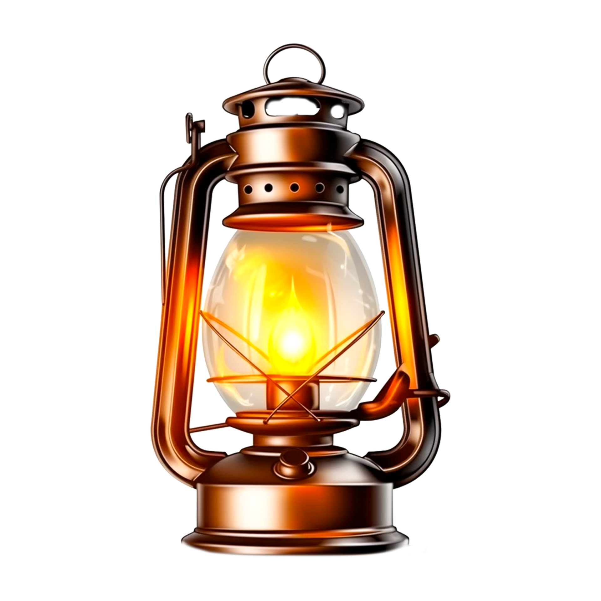 Light Lantern Oil Lamp AI Generative 24491395 PNG