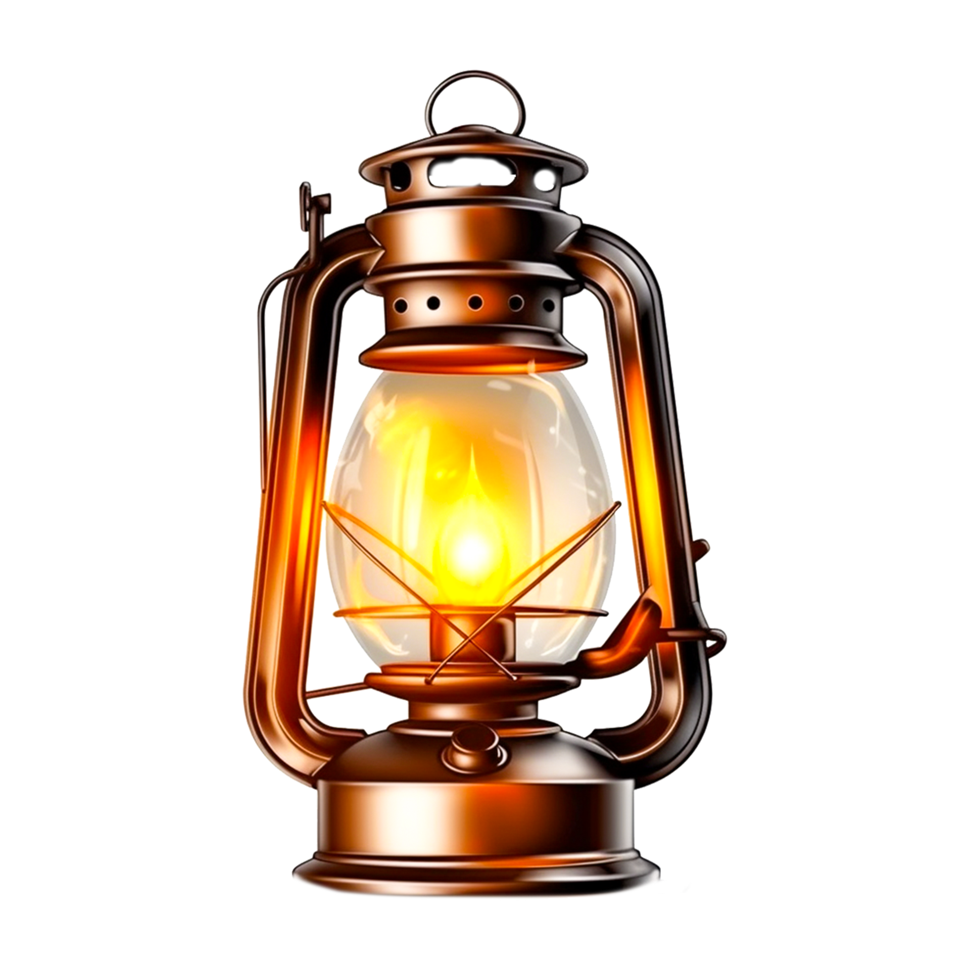 Light Lantern Oil Lamp AI Generative 24491395 PNG