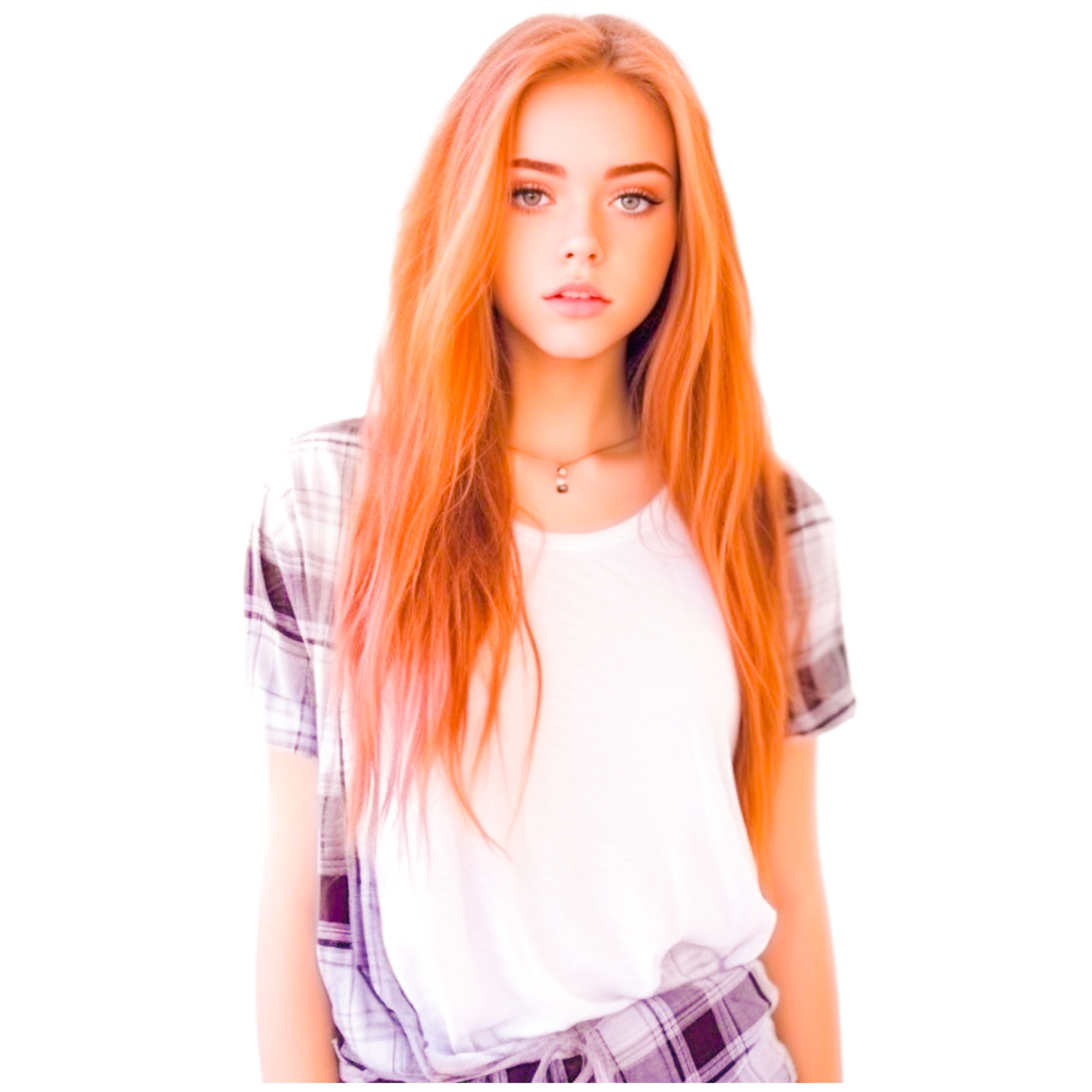 teen age girl AI Generative 24491405 PNG