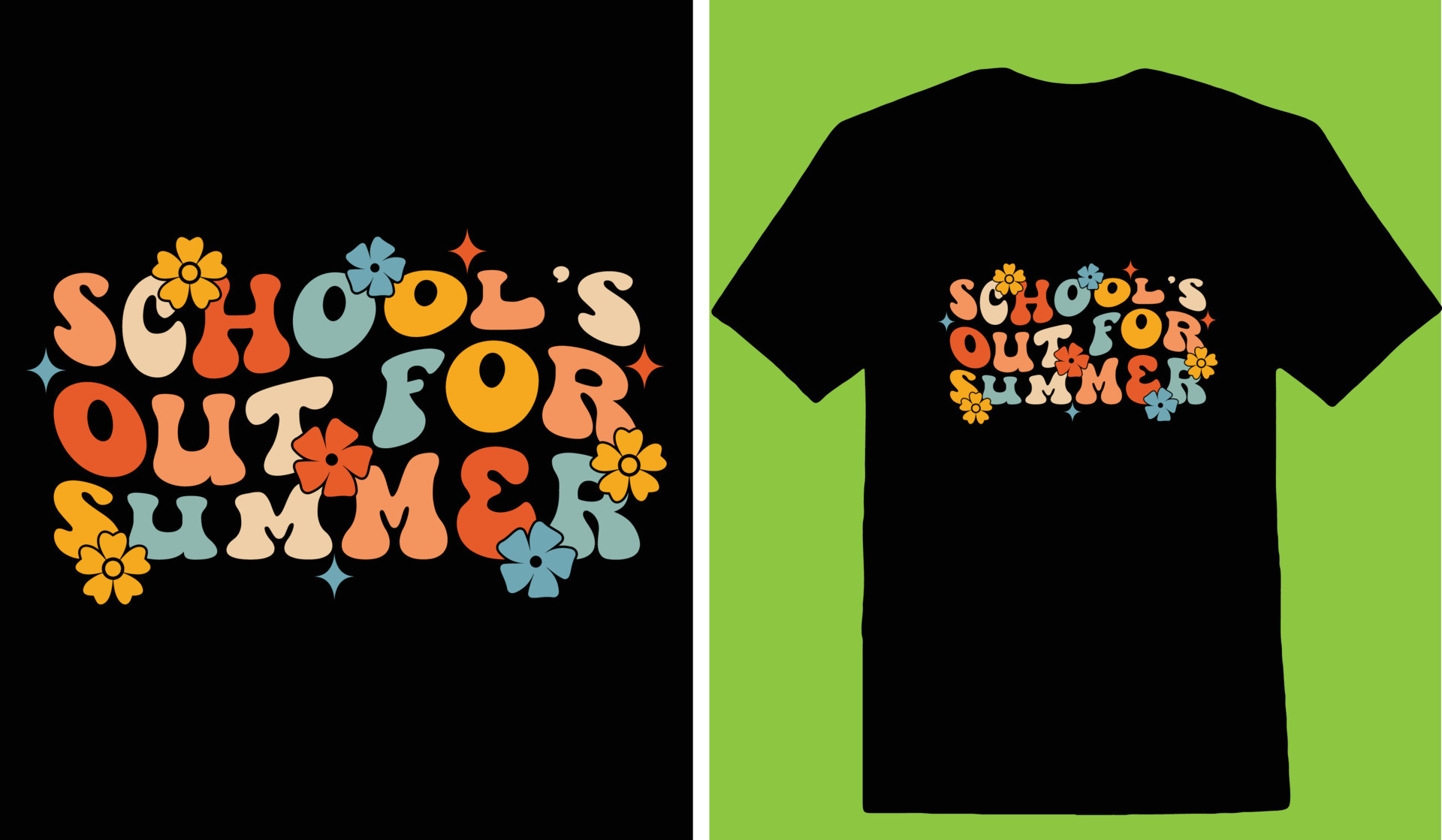 Schools Out For Summer T-shirt 24491474 Vector Art at Vecteezy