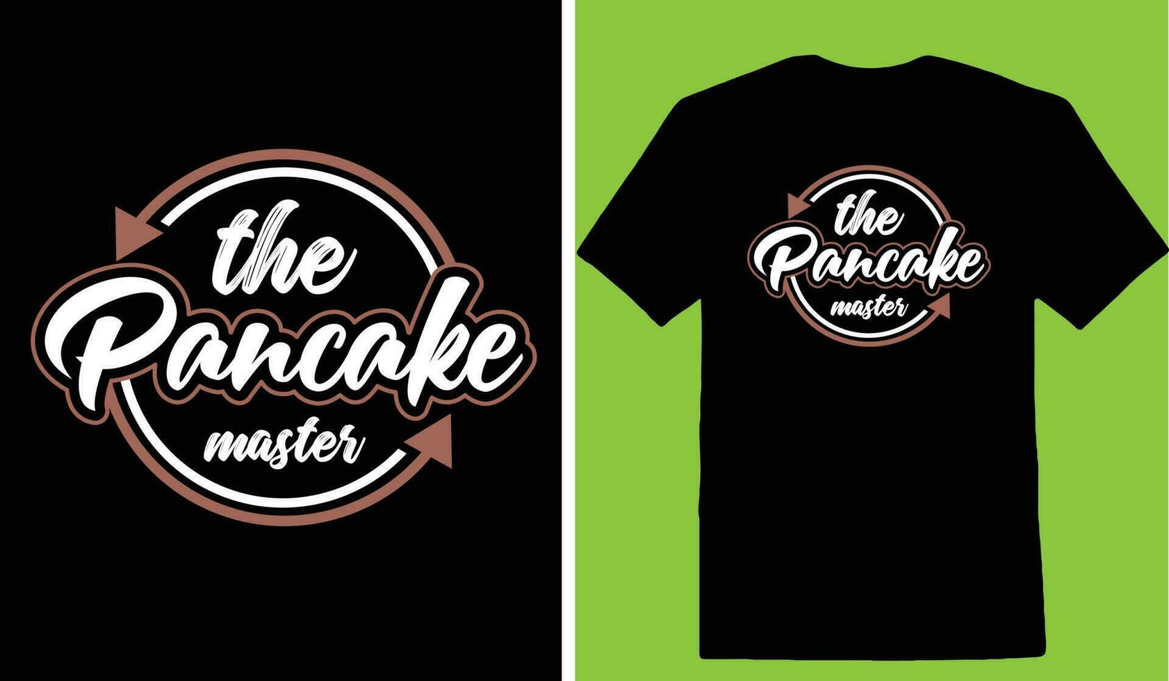 The Pancake Master T-shirt vector