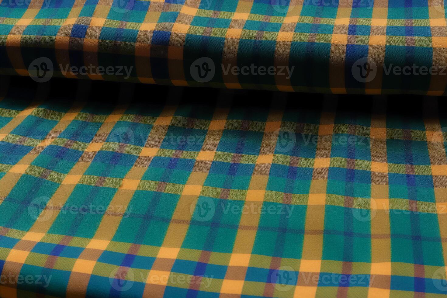 A beautiful plaid pattern background. Scottish tartan. A Fabric pattern. photo