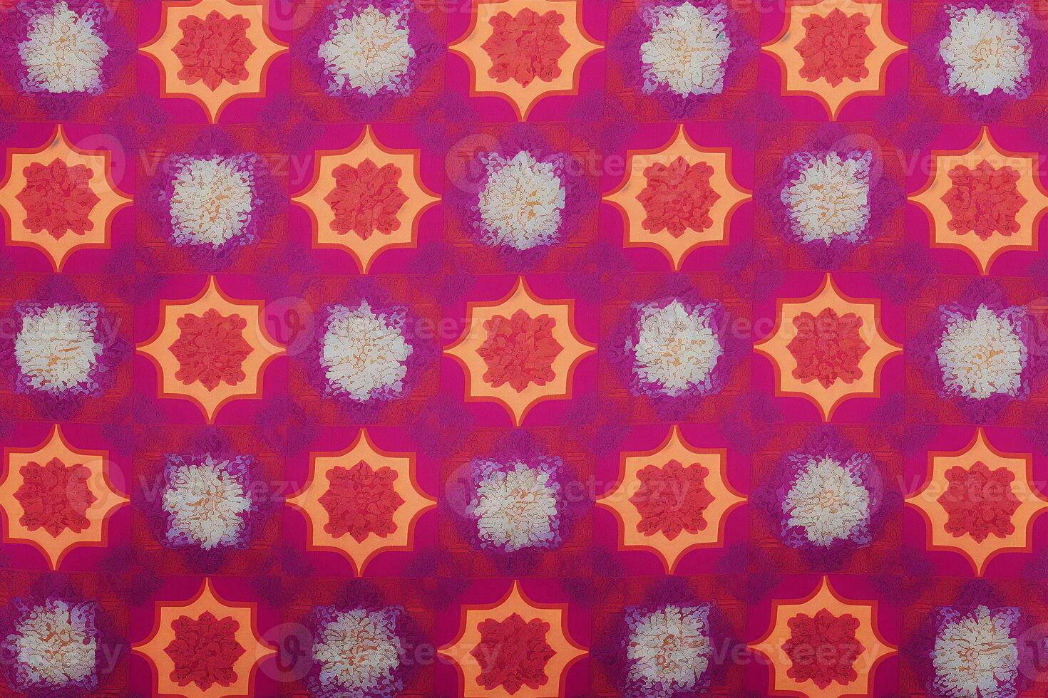 A beautiful textile background. Textile Tapestry. A Fabric pattern. photo