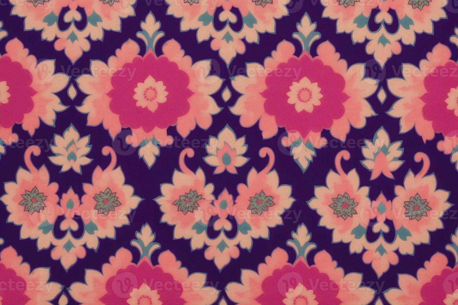A beautiful textile background. Textile Tapestry. A Fabric pattern. photo